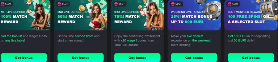 Trueluck bonus code